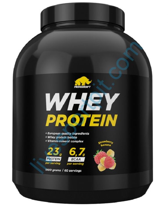 Сывороточный протеин Whey Protein 1800 г PRIMEKRAFT