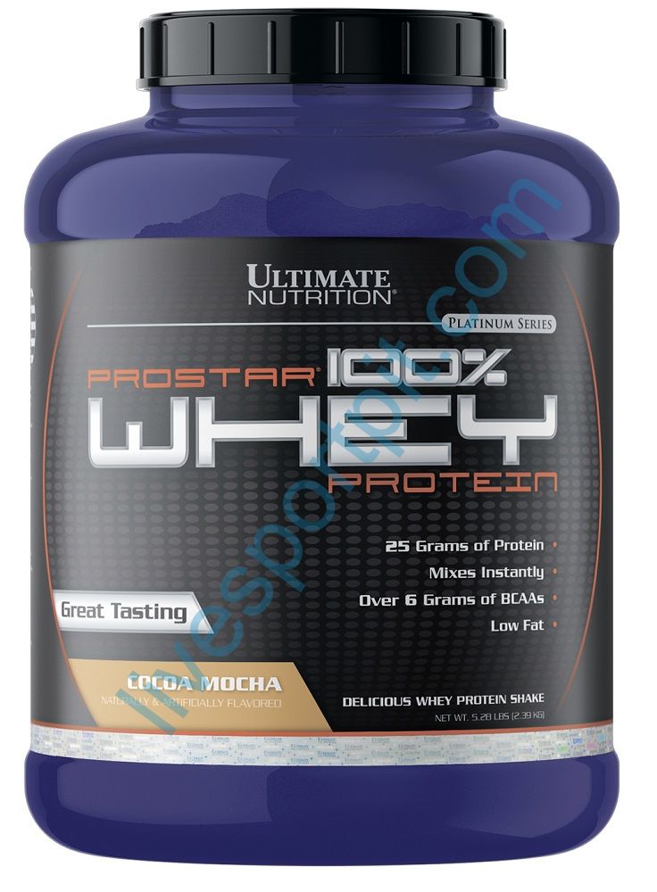 Сывороточный протеин Prostar Whey 2390 г Ultimate Nutrition Какао-мокко