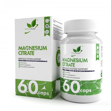Natural Supp - Magnesium Citrate 60 кап