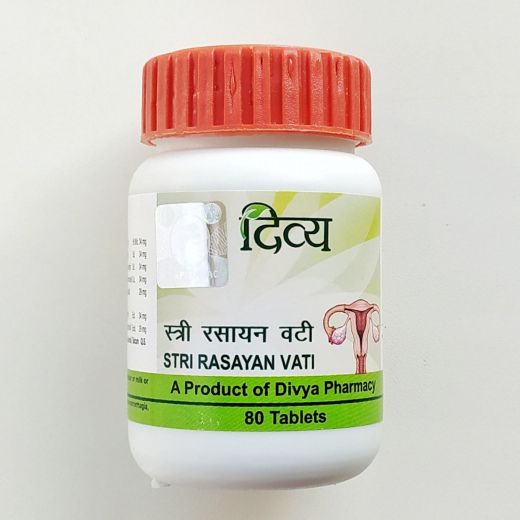 Стри Расаян Вати | Stri Rasayan Vati | 80 таб. | Divya Pharmacy (Patanjali)