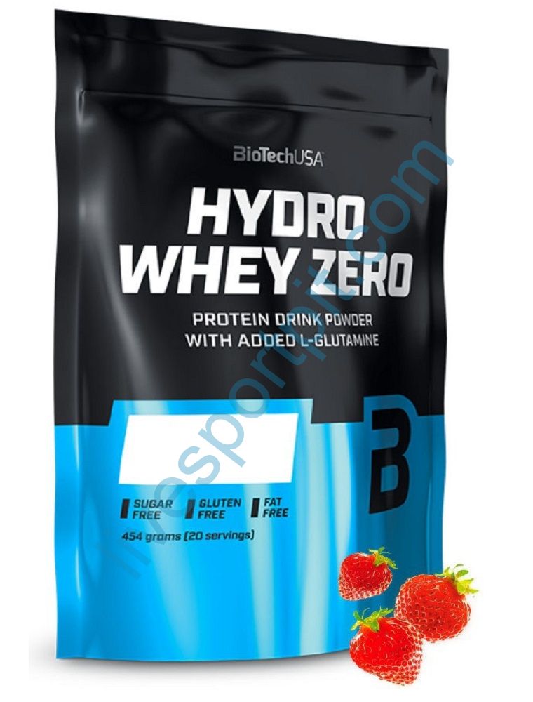 Гидролизованный протеин Hydro Whey Zero 454 г BioTechUSA Клубника