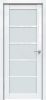 Межкомнатная Дверь Triadoors Царговая Gloss 605 ПО Белый Глянец со Стеклом Сатинат / Триадорс