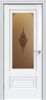Межкомнатная Дверь Triadoors Царговая Gloss 599 ПО Белый Глянец со Стеклом Сатин Бронза Бронзовый Пигмент / Триадорс