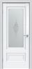 Межкомнатная Дверь Triadoors Царговая Gloss 599 ПО Белый Глянец со Стеклом Сатин Белый Лак Прозрачный / Триадорс