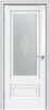Межкомнатная Дверь Triadoors Царговая Gloss 599 ПО Белый Глянец со Стеклом Сатин Белый Лак Перламутр / Триадорс