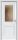 Межкомнатная Дверь Triadoors Царговая Gloss 587 ПО Белый Глянец со Стеклом Бронза Лак Прозрачный / Триадорс