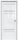 Межкомнатная Дверь Triadoors Царговая Gloss 525 ПО Белый Глянец со Стеклом Сатинат / Триадорс