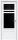 Межкомнатная Дверь Triadoors Царговая Gloss 522 ПО Белый Глянец со Стеклом Лакобель Черный / Триадорс