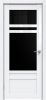 Межкомнатная Дверь Triadoors Царговая Gloss 522 ПО Белый Глянец со Стеклом Лакобель Черный / Триадорс