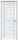 Межкомнатная Дверь Triadoors Царговая Gloss 517 ПО Белый Глянец со Стеклом Сатинат / Триадорс