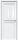 Межкомнатная Дверь Triadoors Царговая Gloss 507 ПО Белый Глянец со Стеклом Сатинат / Триадорс