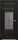 Межкомнатная Дверь Triadoors Царговая Luxury 589 ПО Тёмный Орех со Стеклом Сатин Графит Лак Прозрачный / Триадорс