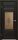 Межкомнатная Дверь Triadoors Царговая Luxury 589 ПО Тёмный Орех со Стеклом Сатин Бронза Лак Прозрачный / Триадорс