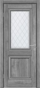 Межкомнатная Дверь Triadoors Царговая Luxury 587 ПО Бриг со Стеклом Ромб / Триадорс