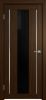 Межкомнатная Дверь Triadoors Царговая Luxury 584 ПО Бренди со Стеклом Лакобель Черный / Триадорс