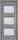 Межкомнатная Дверь Triadoors Царговая Luxury 580 ПО Бриг со Стеклом Сатинат / Триадорс
