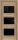 Межкомнатная Дверь Triadoors Царговая Luxury 580 ПО Сафари со Стеклом Лакобель Черный / Триадорс