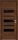 Межкомнатная Дверь Triadoors Царговая Luxury 576 ПО Честер со Стеклом Лакобель Черный / Триадорс