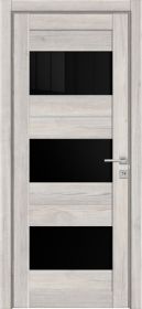 Межкомнатная Дверь Triadoors Царговая Luxury 570 ПО Лагуна со Стеклом Лакобель Черный / Триадорс