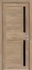 Межкомнатная Дверь Triadoors Царговая Luxury 562 ПО Сафари со Стеклом Лакобель Чёрный/ Триадорс