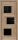 Межкомнатная Дверь Triadoors Царговая Luxury 561 ПО Сафари со Стеклом Лакобель Черный / Триадорс