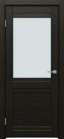 Межкомнатная Дверь Triadoors Царговая Luxury 558 ПО Тёмный Орех со Стеклом Сатинат / Триадорс