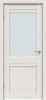 Межкомнатная Дверь Triadoors Царговая Luxury 558 ПО Лиственница Белая со Стеклом Сатинат / Триадорс