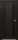 Межкомнатная Дверь Triadoors Царговая Luxury 556 ПО Тёмный Орех со Стеклом Лакобель Черный / Триадорс