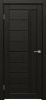 Межкомнатная Дверь Triadoors Царговая Luxury 552 ПО Тёмный Орех со Стеклом Лакобель Черный / Триадорс