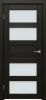Межкомнатная Дверь Triadoors Царговая Luxury 548 ПО Тёмный Орех со Стеклом Сатинат / Триадорс