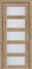 Межкомнатная Дверь Triadoors Царговая Luxury 544 ПО Сафари со Стеклом Сатинат / Триадорс