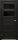 Межкомнатная Дверь Triadoors Царговая Luxury 541 ПО Тёмный Орех со Стеклом Лакобель Чёрный / Триадорс