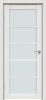 Межкомнатная Дверь Triadoors Царговая Future 605 ПО Дуб Серена Светло-Серая со Стеклом Сатинат / Триадорс