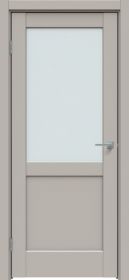 Межкомнатная Дверь Triadoors Царговая Concept 597 ПО Шелл Грей со Стеклом Сатинат / Триадорс