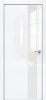 Дверь Каркасно-Щитовая Triadoors Gloss Белый Глянец 703 ПО со Стеклом Лакобель Белый / Триадорс