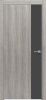 Дверь Каркасно-Щитовая Triadoors Modern Лиственница Серая 708 ПО Без Стекла с Декором Дарк Грей / Триадорс