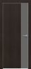 Дверь Каркасно-Щитовая Triadoors Modern Орех Макадамия 708 ПО Без Стекла с Декором Медиум Грей / Триадорс
