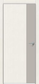 Дверь Каркасно-Щитовая Triadoors Modern Мелинга Белая 708 ПО Без Стекла с Декором Шелл Грей / Триадорс