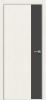 Дверь Каркасно-Щитовая Triadoors Modern Мелинга Белая 708 ПО Без Стекла с Декором Дарк Грей / Триадорс