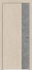 Дверь Каркасно-Щитовая Triadoors Modern Лиственница Кремовая 708 ПО Без Стекла с Декором Бетон Темно-Серый / Триадорс