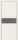 Дверь Каркасно-Щитовая Triadoors Modern Мелинга Белая 707 ПО Без Стекла с Декором Медиум Грей / Триадорс