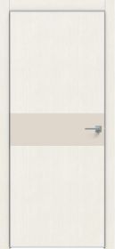 Дверь Каркасно-Щитовая Triadoors Modern Мелинга Белая 707 ПО Без Стекла с Декором Магнолия / Триадорс