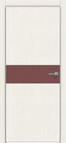 Дверь Каркасно-Щитовая Triadoors Modern Мелинга Белая 707 ПО Без Стекла с Декором Лофт Ред / Триадорс