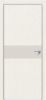 Дверь Каркасно-Щитовая Triadoors Modern Мелинга Белая 707 ПО Без Стекла с Декором Лайт Грей / Триадорс
