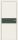 Дверь Каркасно-Щитовая Triadoors Modern Мелинга Белая 707 ПО Без Стекла с Декором Дарк Грин / Триадорс