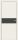 Дверь Каркасно-Щитовая Triadoors Modern Мелинга Белая 707 ПО Без Стекла с Декором Дарк Грей / Триадорс