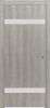 Дверь Каркасно-Щитовая Triadoors Modern Лиственница Серая 704 ПО Без Стекла с Декором Дуб Серена Светло-Серый / Триадорс
