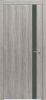 Дверь Каркасно-Щитовая Triadoors Modern Лиственница Серая 702 ПО Без Стекла с Декором Дарк Грин / Триадорс