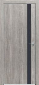 Дверь Каркасно-Щитовая Triadoors Modern Лиственница Серая 702 ПО Без Стекла с Декором Дарк Блю / Триадорс