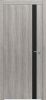 Дверь Каркасно-Щитовая Triadoors Modern Лиственница Серая 702 ПО Без Стекла с Декором Дуб Серена Графит / Триадорс